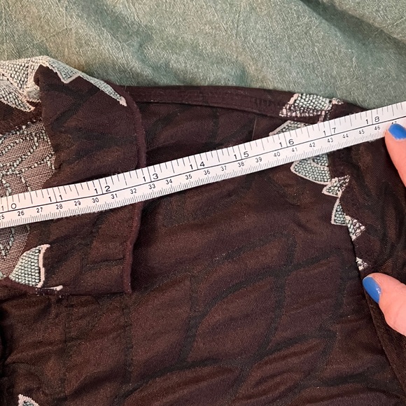 Handmade Vintage reversible cropped floral jacket - Picture 7 of 9